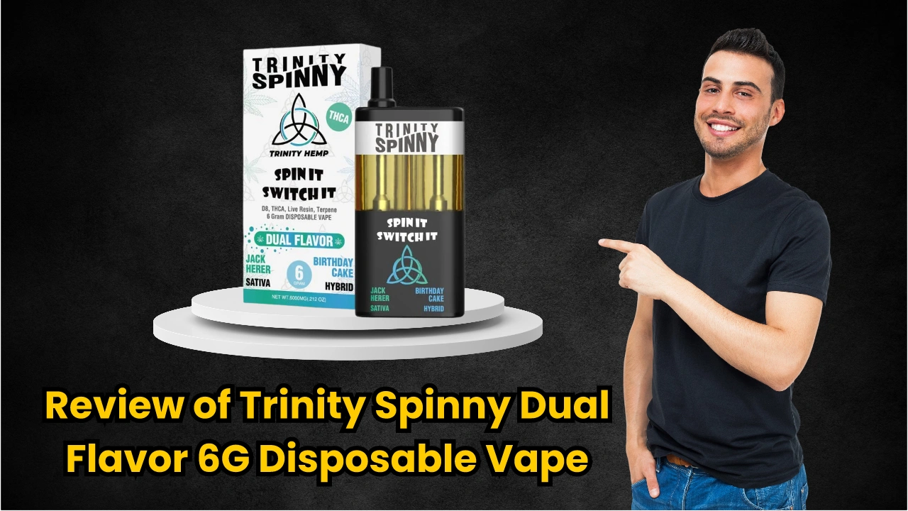 Review of Trinity Spinny Dual Flavor 6G Disposable Vape