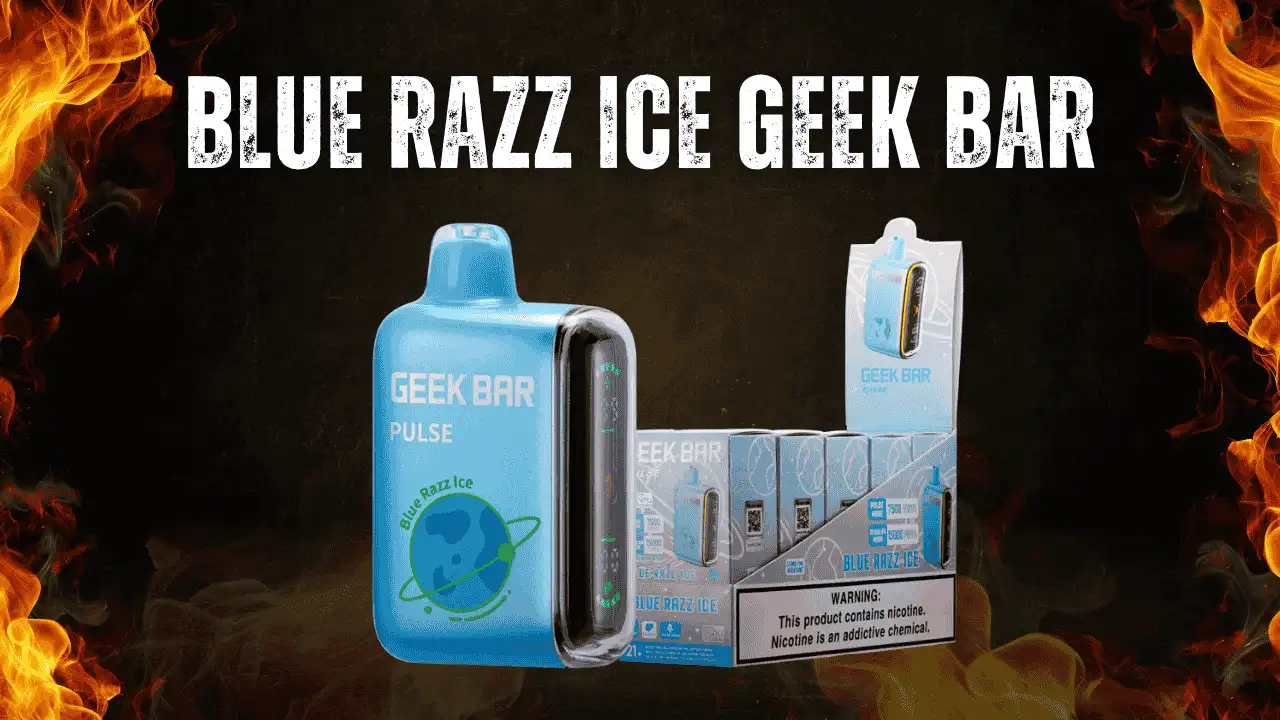 blue razz ice geek bar
